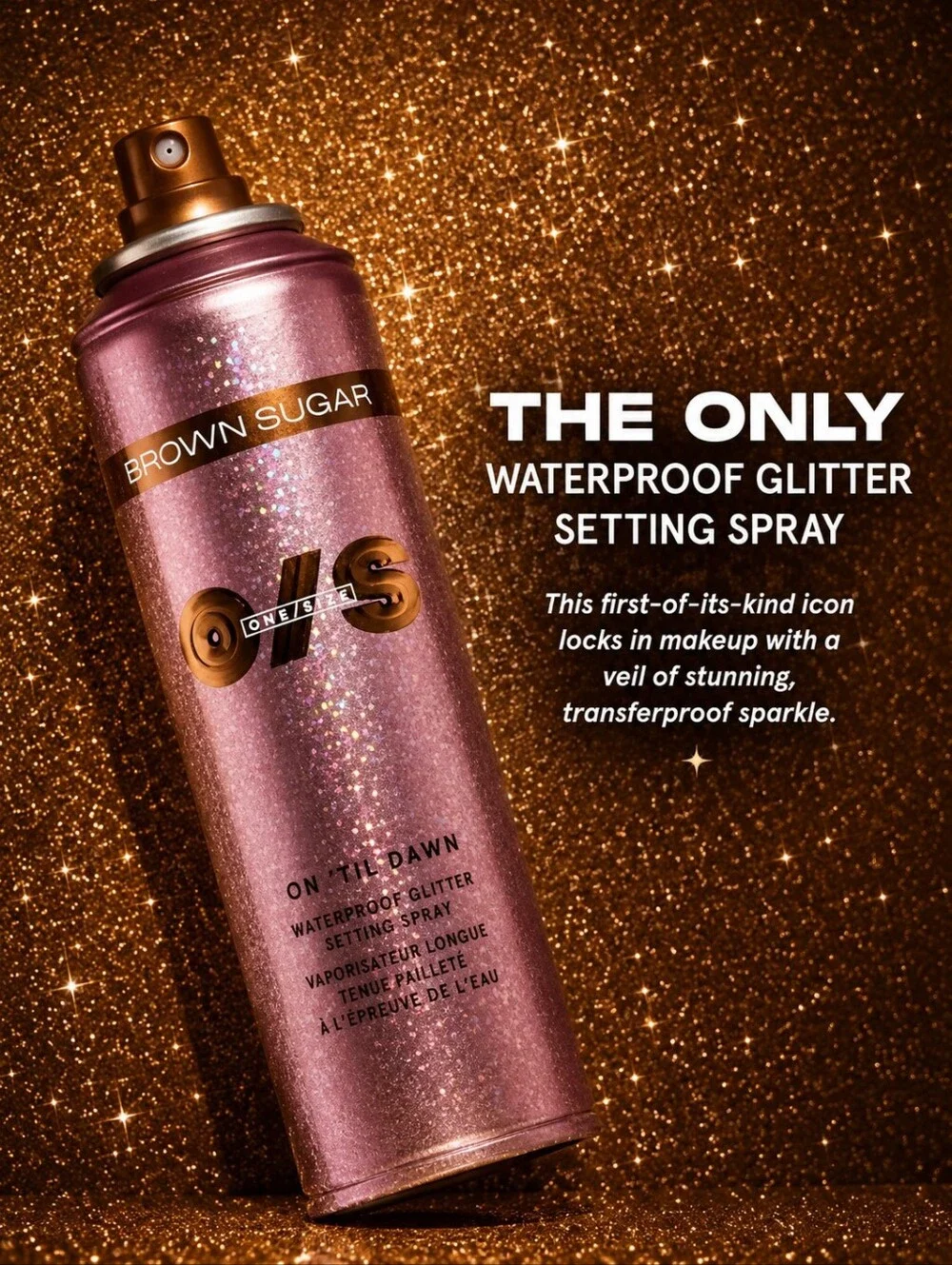 ONE/SIZE Limited Edition Glitter Makeup Setting Spray